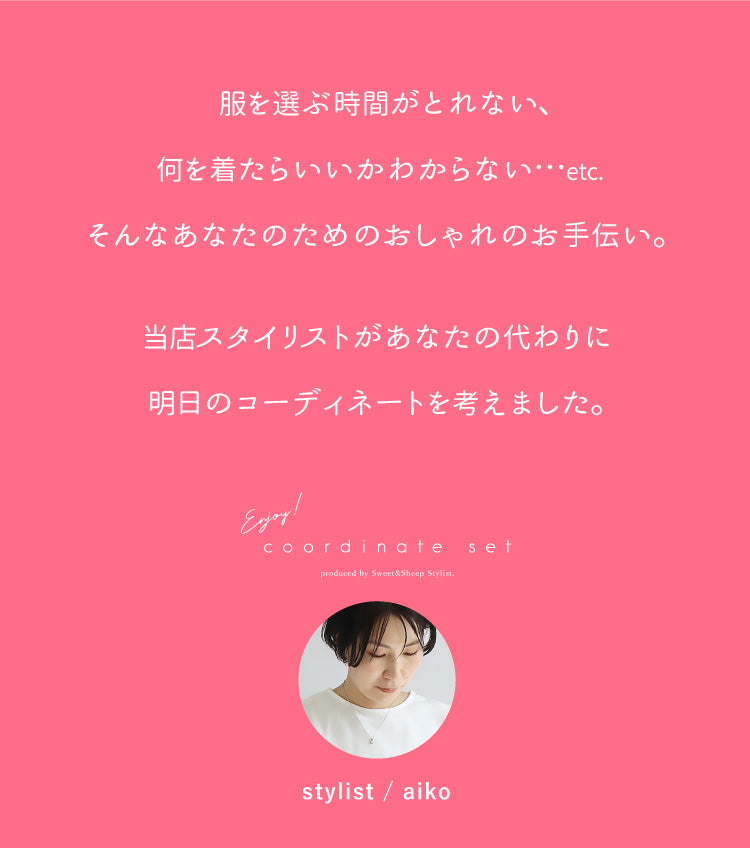 お仕事・学校行事にも使えるコーデ2点セット