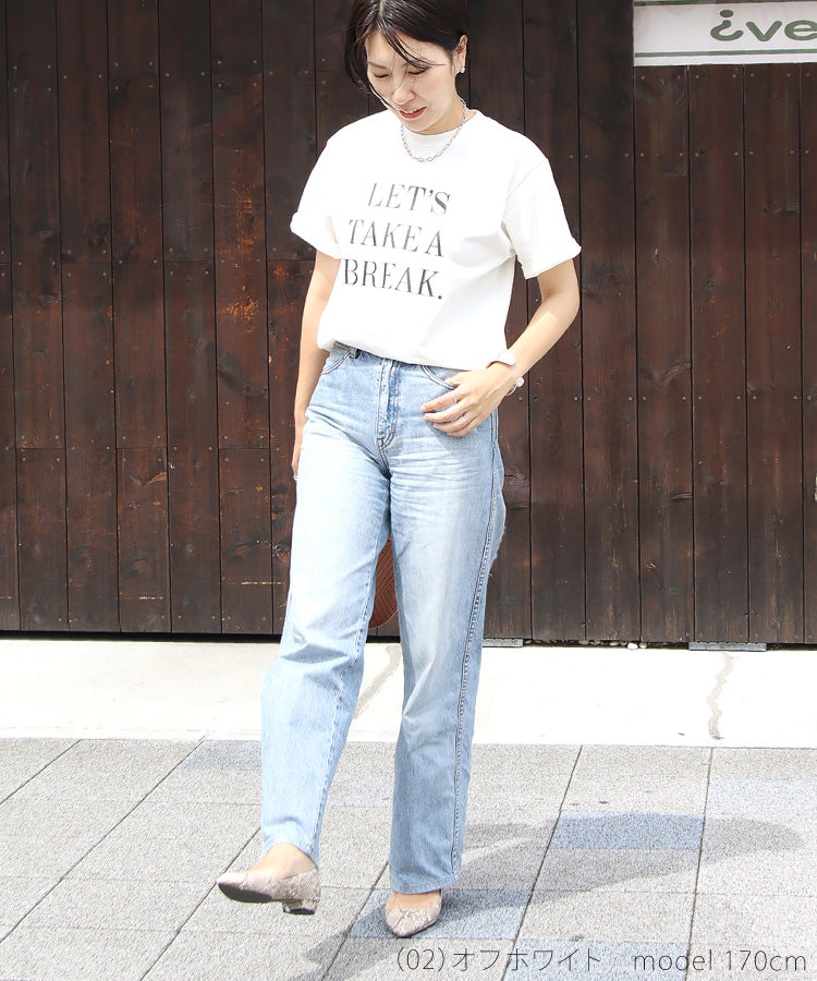 ロゴプリントTシャツ