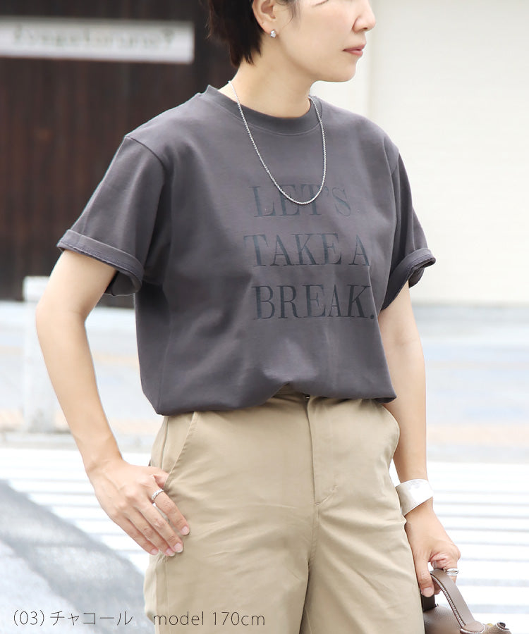 ロゴプリントTシャツ