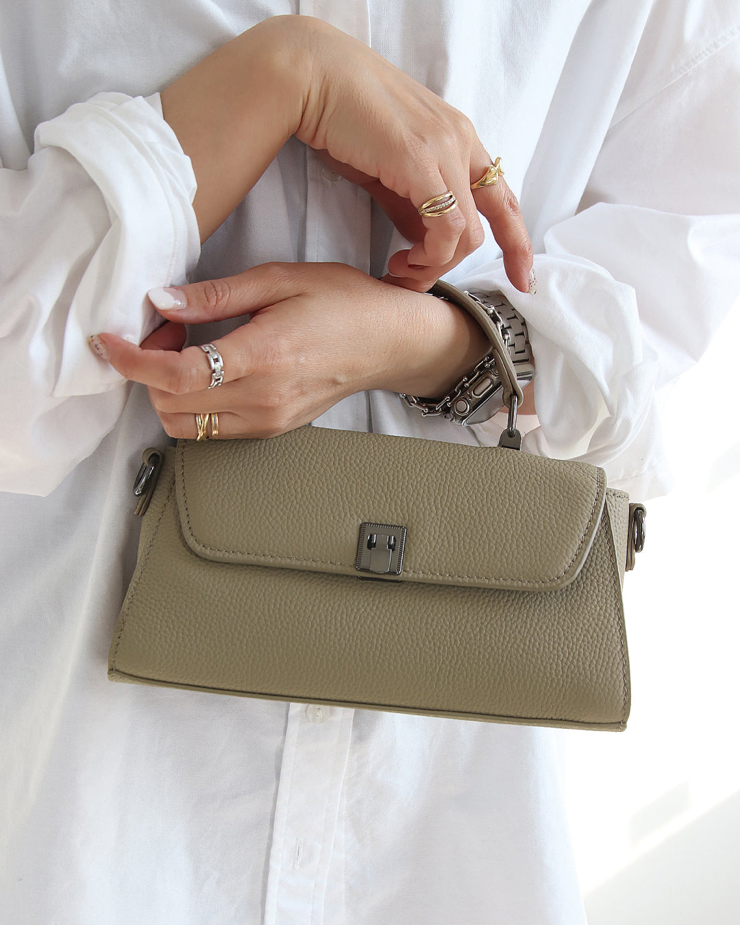 本革ミニハンドバッグ