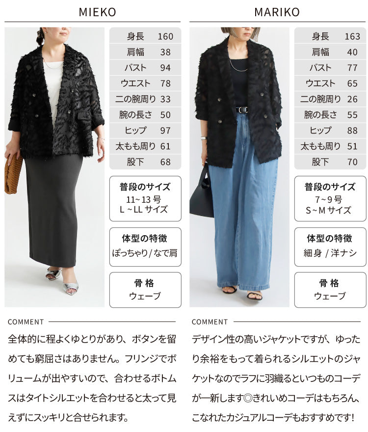 【予約販売】フリンジジャガードジャケット
