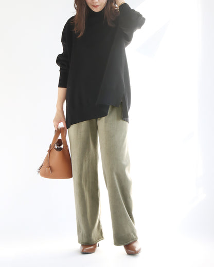 動きやすいのにきれい見えラクちんコーデ2点セット