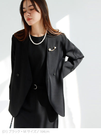 【予約商品12月上旬出荷予定】ジャケット×オールインワン2点セット