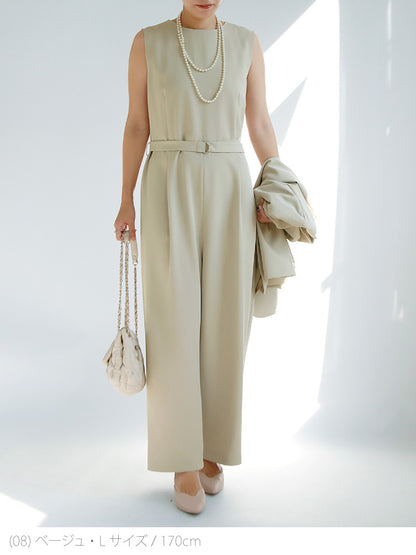 【予約商品12月上旬出荷予定】ジャケット×オールインワン2点セット