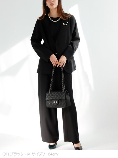 【予約商品12月上旬出荷予定】ジャケット×オールインワン2点セット