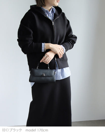 【予約商品2月中～下旬入荷予定】ポンチパーカー×タイトスカートセットアップ