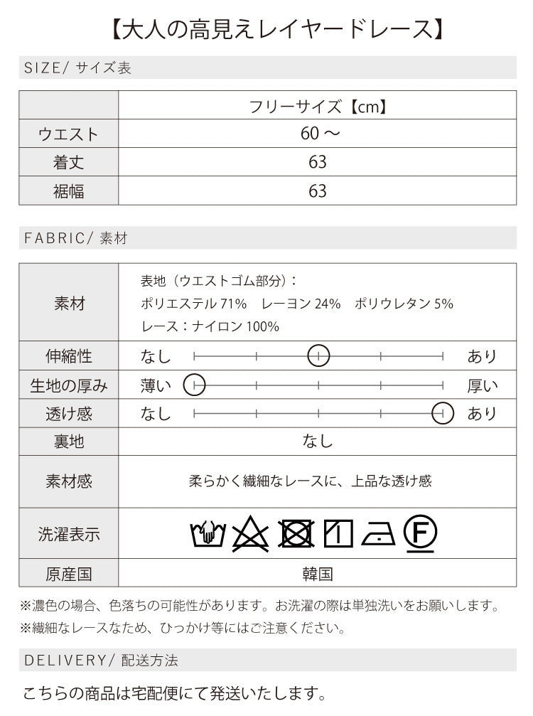 ポンチプルオーバー×レイヤードレースコーデ2点セット