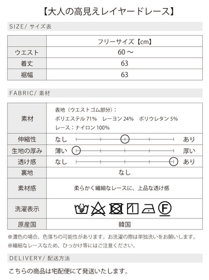 ポンチプルオーバー×レイヤードレースコーデ2点セット