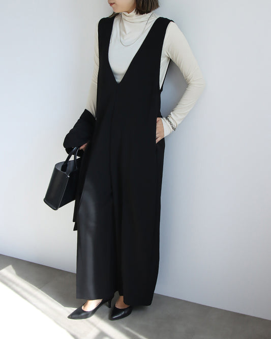 楽ちんなのにおしゃれ見え！日差しも対策できちゃうサロペットコーデ2点セット