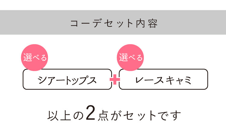 ひんやり＆UV対策もばっちり重ねて完成レイヤードコーデ2点セット