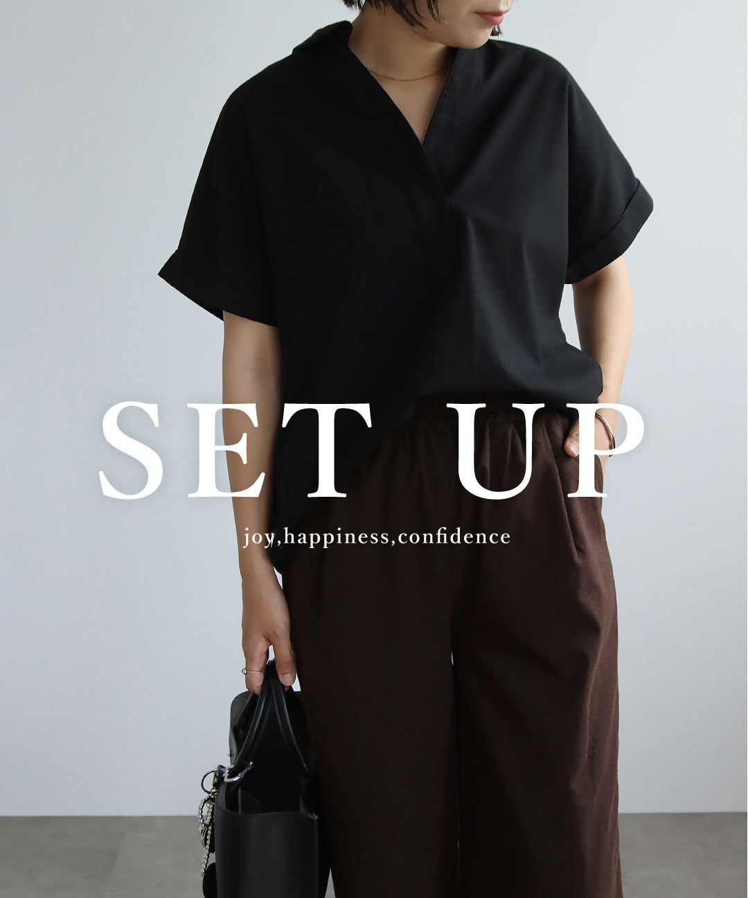 【予約商品7月7日入荷予定】リネンスキッパーシャツセットアップコーデ