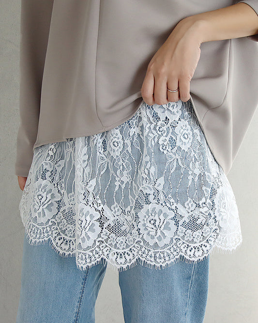 【１月中旬入荷予定】大人の高見えレイヤードレース