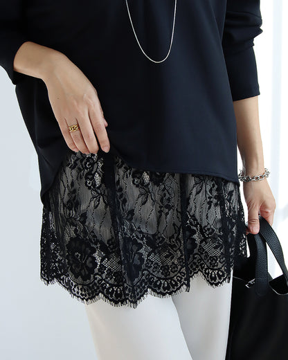 【１月中旬入荷予定】大人の高見えレイヤードレース