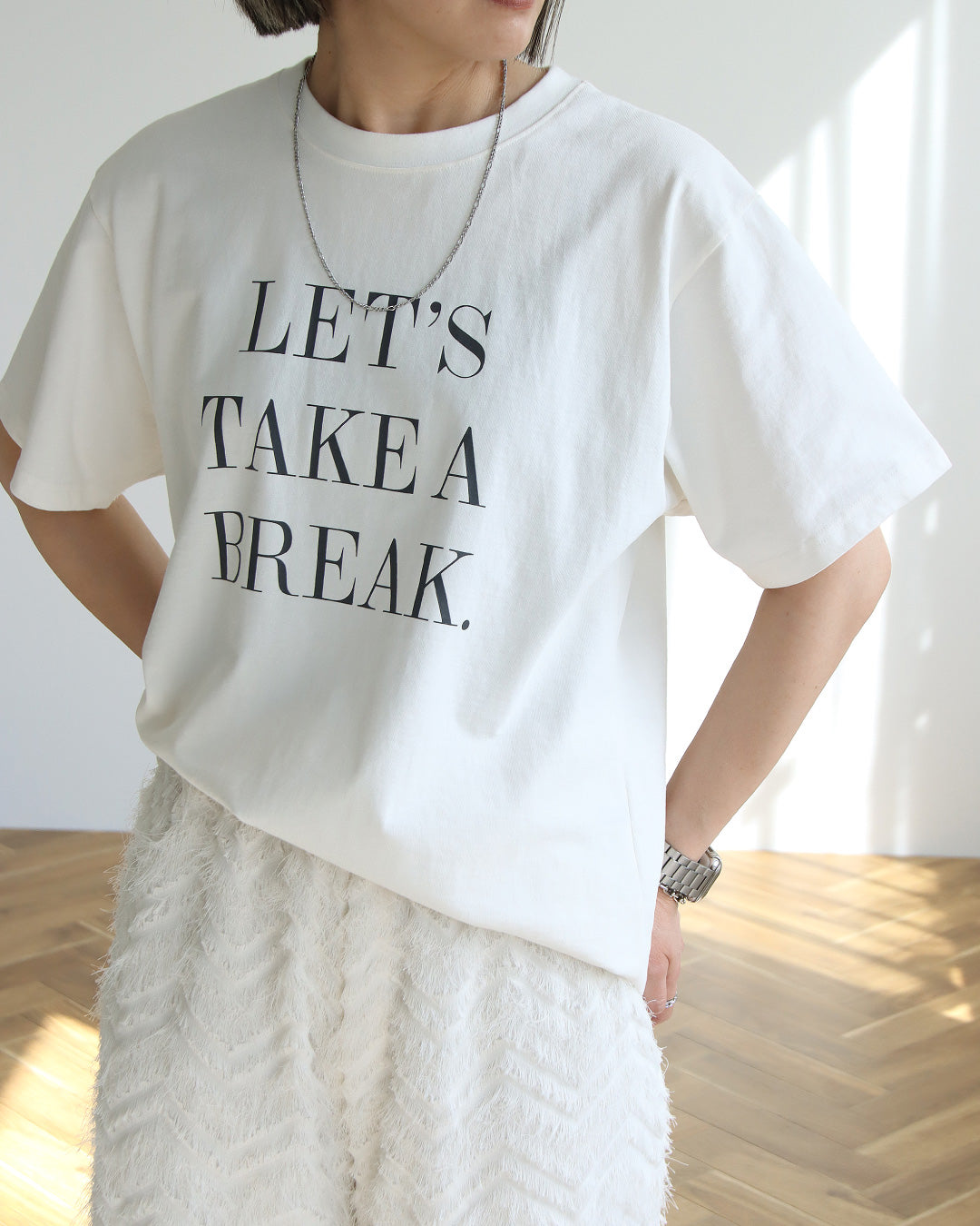 ロゴプリントTシャツ