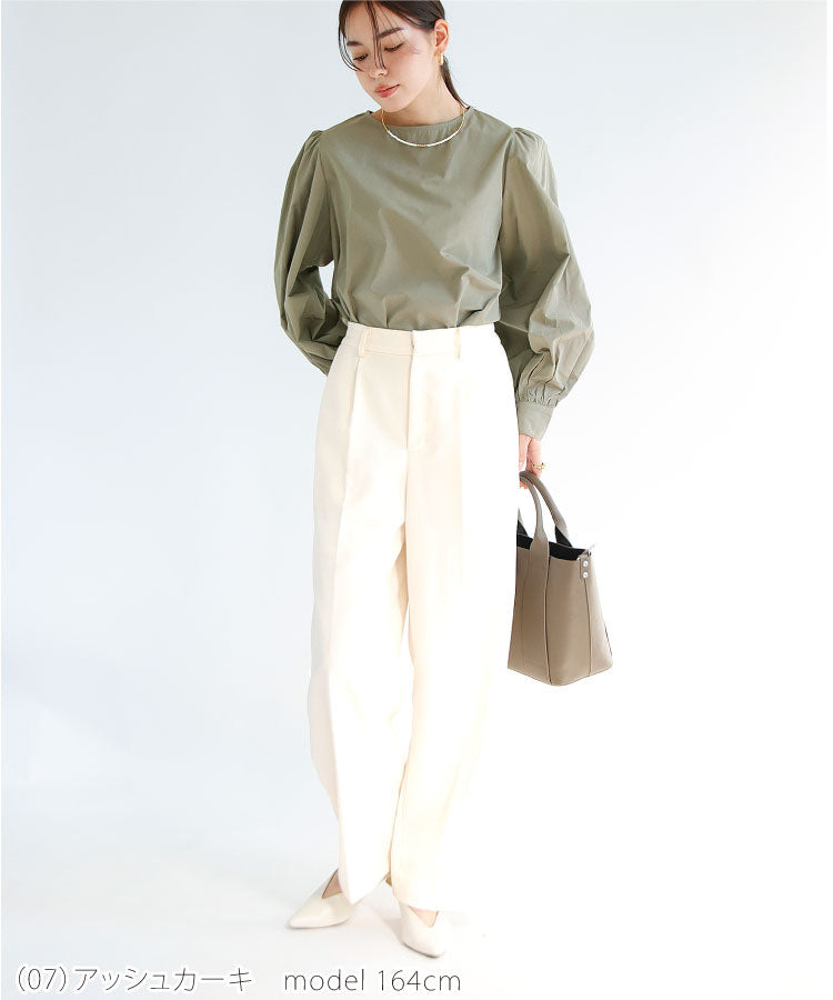 ボリュームスリーブブラウス