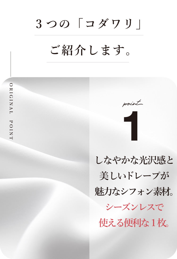 シフォンTブラウス