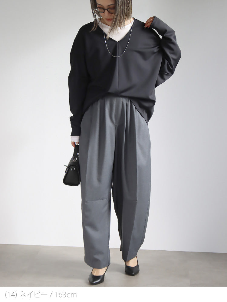 ポンチＶネックプルオーバー