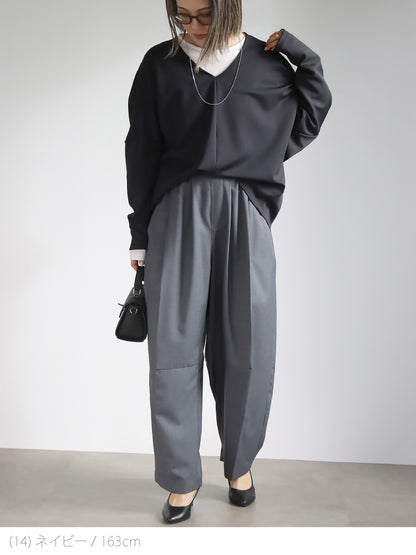 ポンチＶネックプルオーバー