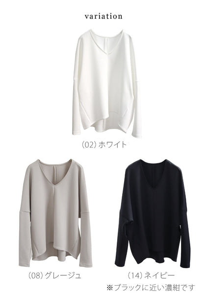 ポンチＶネックプルオーバー