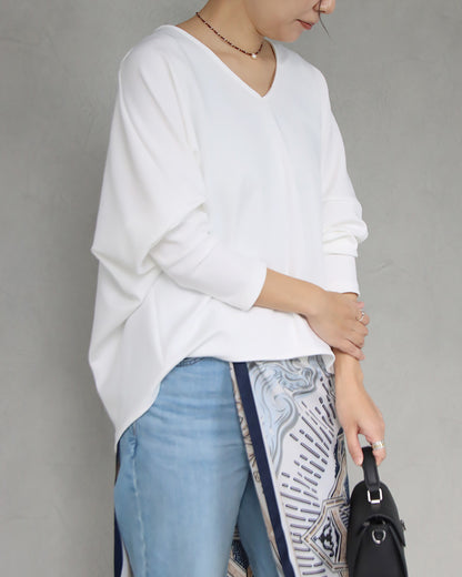 ポンチＶネックプルオーバー