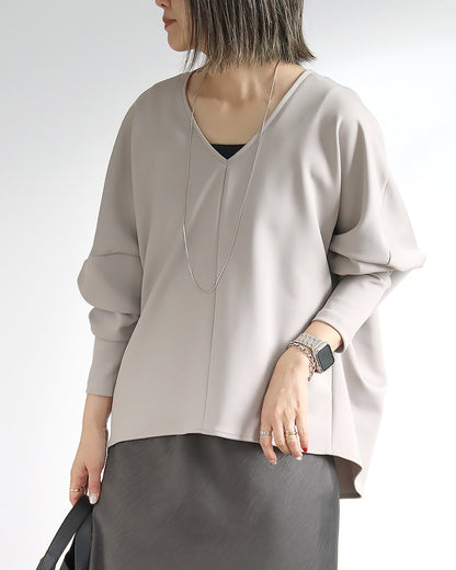 ポンチＶネックプルオーバー