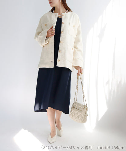 ベルスリーブワンピース