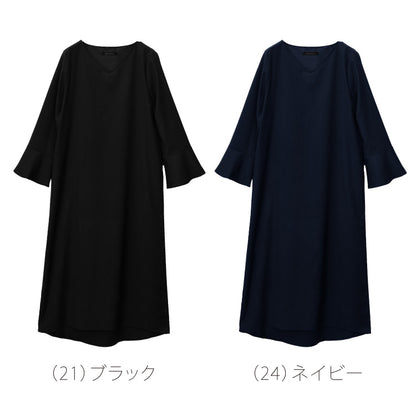 ベルスリーブワンピース