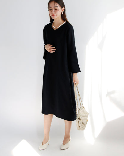 ベルスリーブワンピース