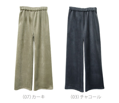 裏起毛コーデュロイパンツ