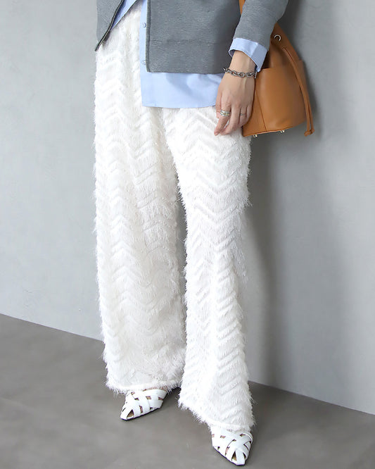 【訳あり】【SALE】ジャガードイージーパンツ