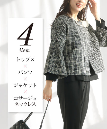 ママのフォーマルコーディネート4点セット