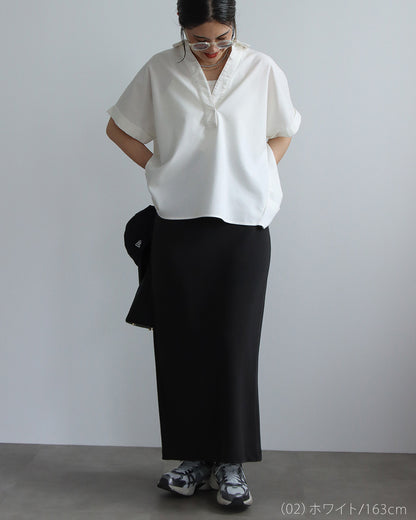 【予約商品7月7月入荷予定】リネンスキッパーシャツ