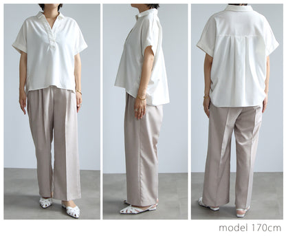 【予約商品7月7月入荷予定】リネンスキッパーシャツ