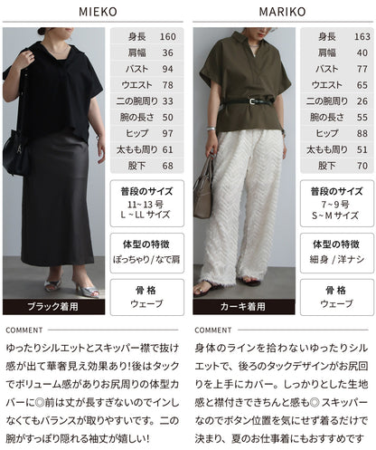 【予約商品7月7月入荷予定】リネンスキッパーシャツ
