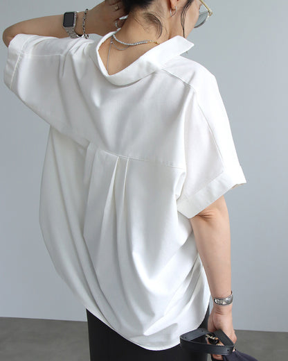 【予約商品7月7月入荷予定】リネンスキッパーシャツ