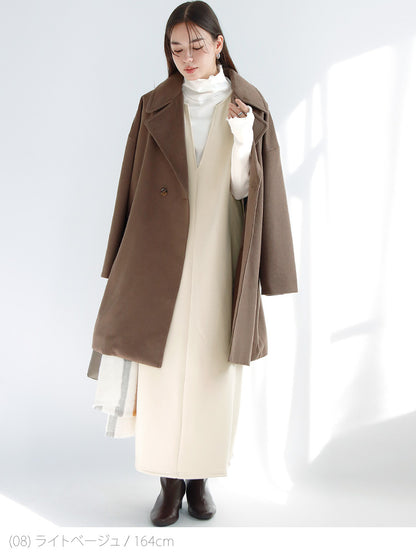 裏ボアキーネックジャンパースカート