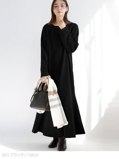 裏ボアマーメイドスカート