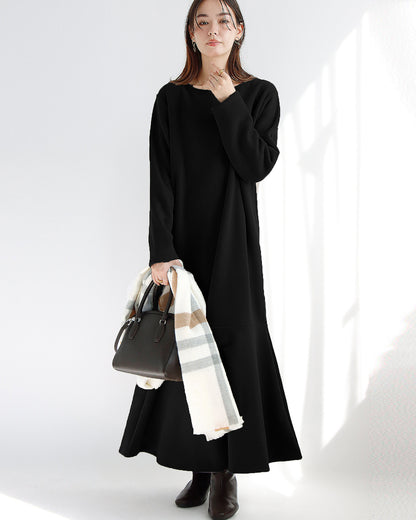 裏ボアマーメイドスカート