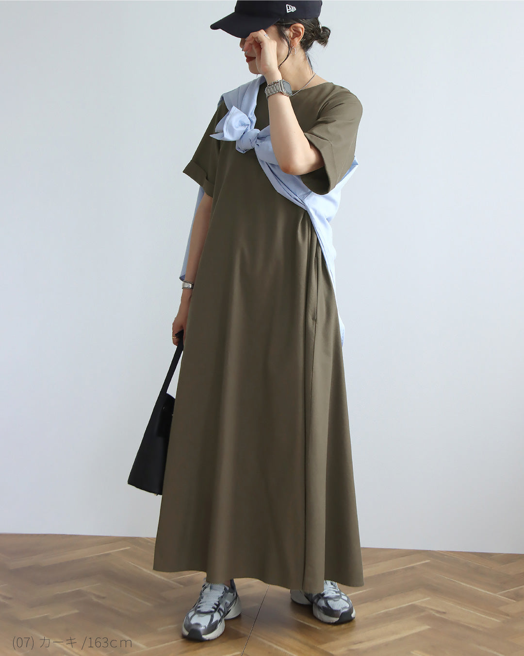 【予約商品7月7日入荷予定】リネンAラインワンピース