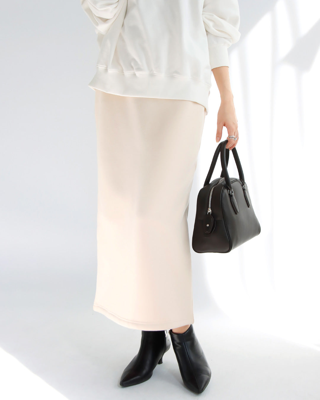 裏ボアタイトスカート