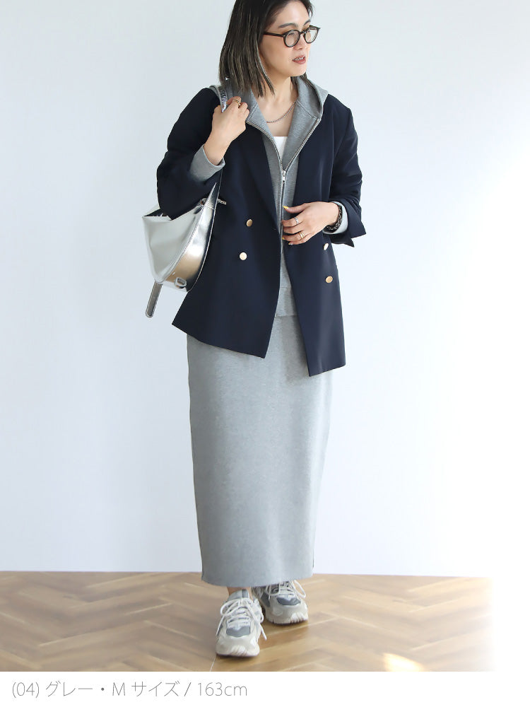 【予約商品2月中～下旬入荷予定】ポンチタイトスカート