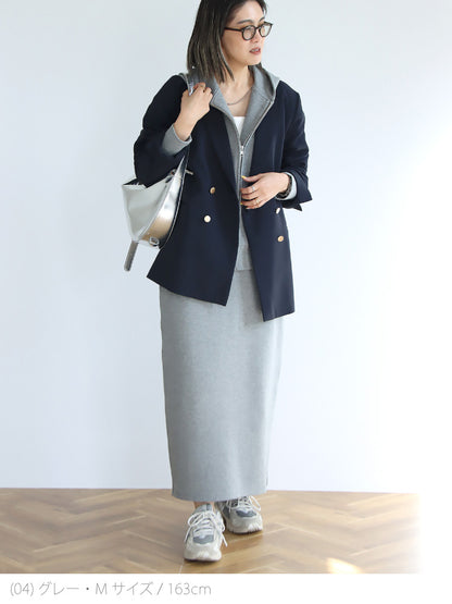 【予約商品2月中～下旬入荷予定】ポンチタイトスカート