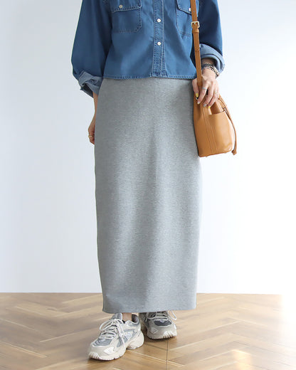 【予約商品2月中～下旬入荷予定】ポンチタイトスカート