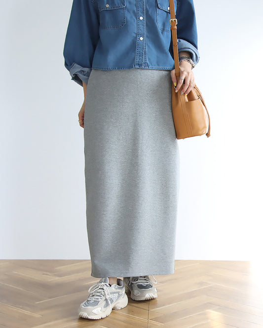 【予約商品2月中～下旬入荷予定】ポンチタイトスカート