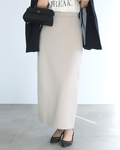 【予約商品2月中～下旬入荷予定】ポンチタイトスカート