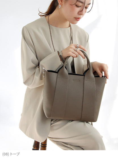 本革2wayミニトートバッグ