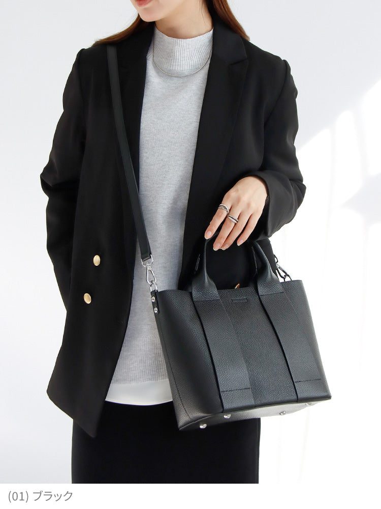 本革2wayミニトートバッグ