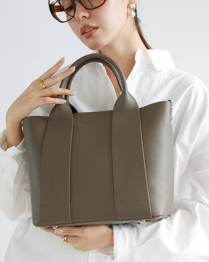 本革2wayミニトートバッグ