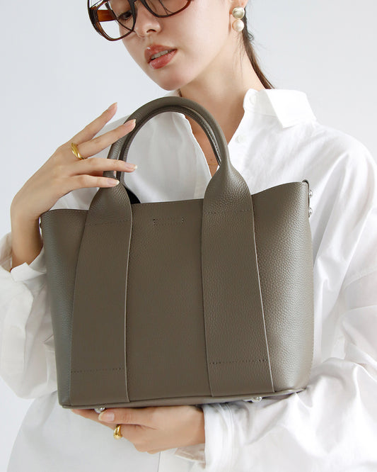 本革2wayミニトートバッグ