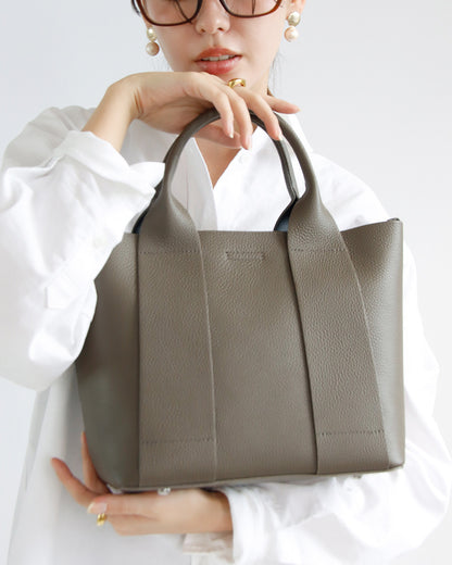 本革2wayミニトートバッグ